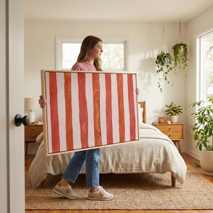 Abstract Stripe Canvas Wall Art