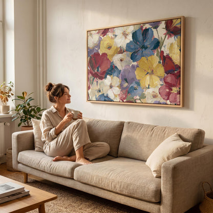 Wildflower Bouquet Canvas Wall Art