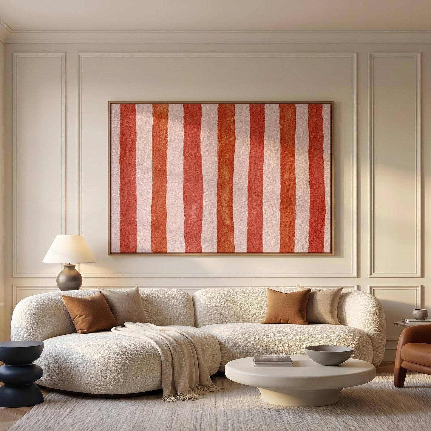 Abstract Stripe Canvas Wall Art
