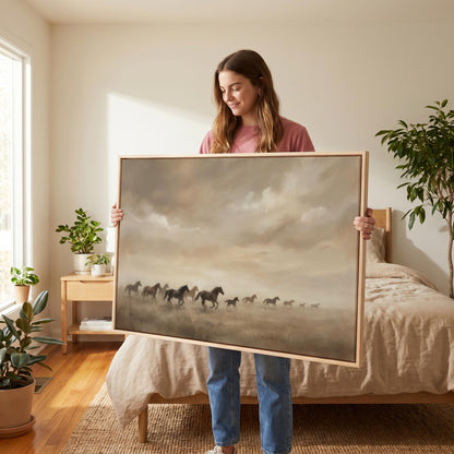 Wild Horses Canvas Wall Art