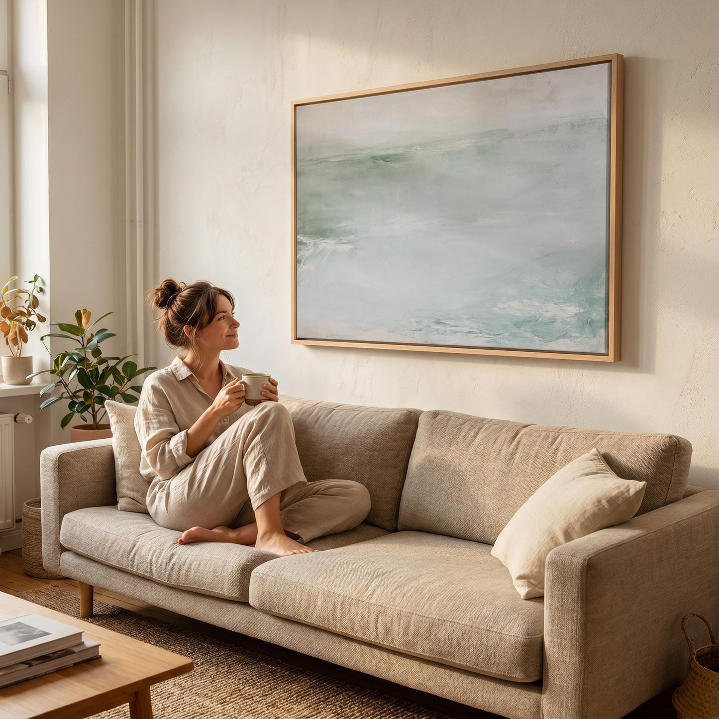 Abstract Ocean Canvas Wall Art