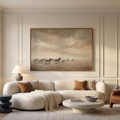Wild Horses Canvas Wall Art