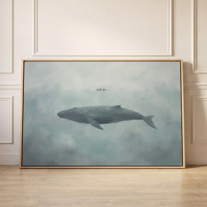 Whale Canvas Wall Art