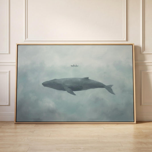 Whale Canvas Wall Art
