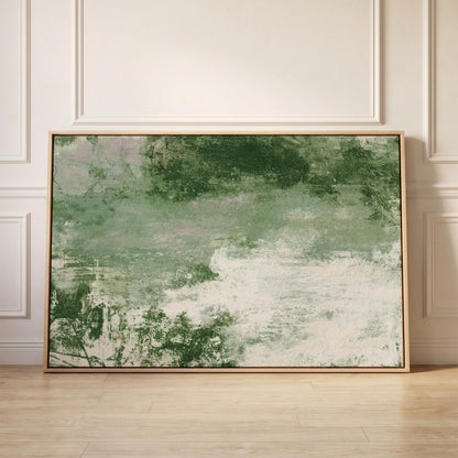 Green Abstract Canvas Wall Art