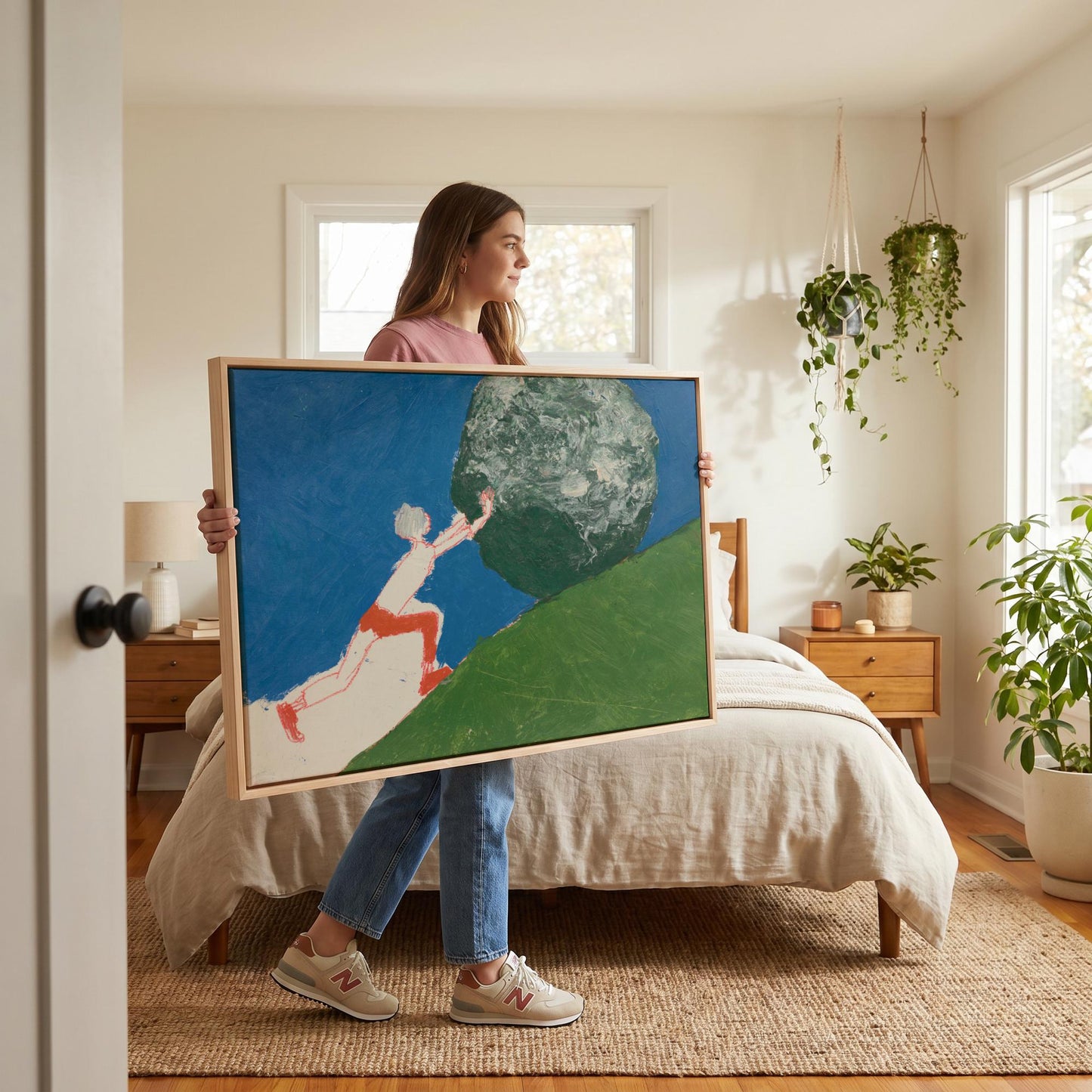 Sisyphus Canvas Wall Art