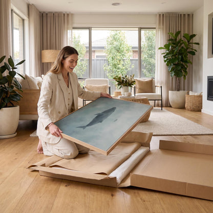 Whale Canvas Wall Art