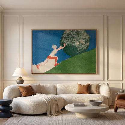 Sisyphus Canvas Wall Art
