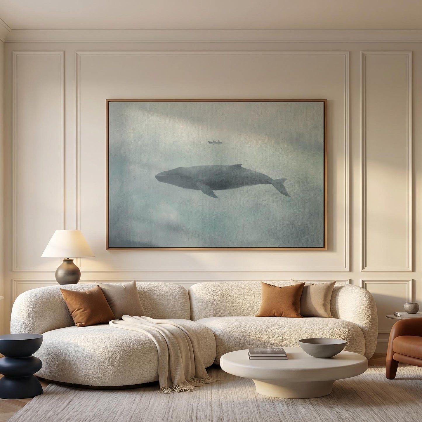 Whale Canvas Wall Art