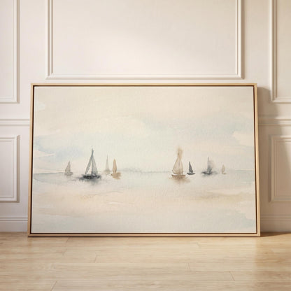 Sailboats Canvas Wall Art