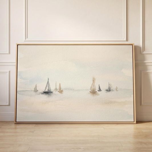 Sailboats Canvas Wall Art
