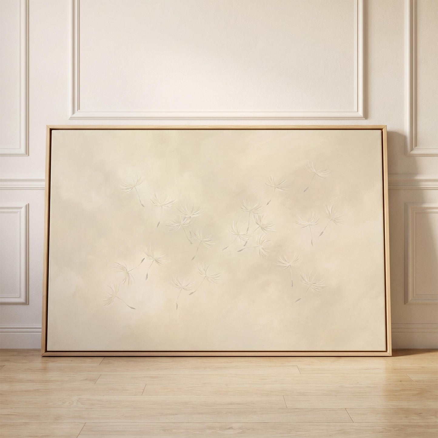 Dandelion Seeds Canvas Wall Art