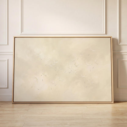 Dandelion Seeds Canvas Wall Art