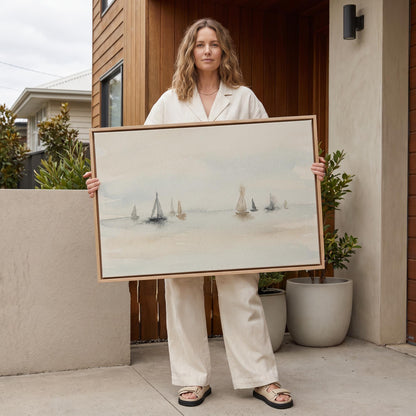 Sailboats Canvas Wall Art