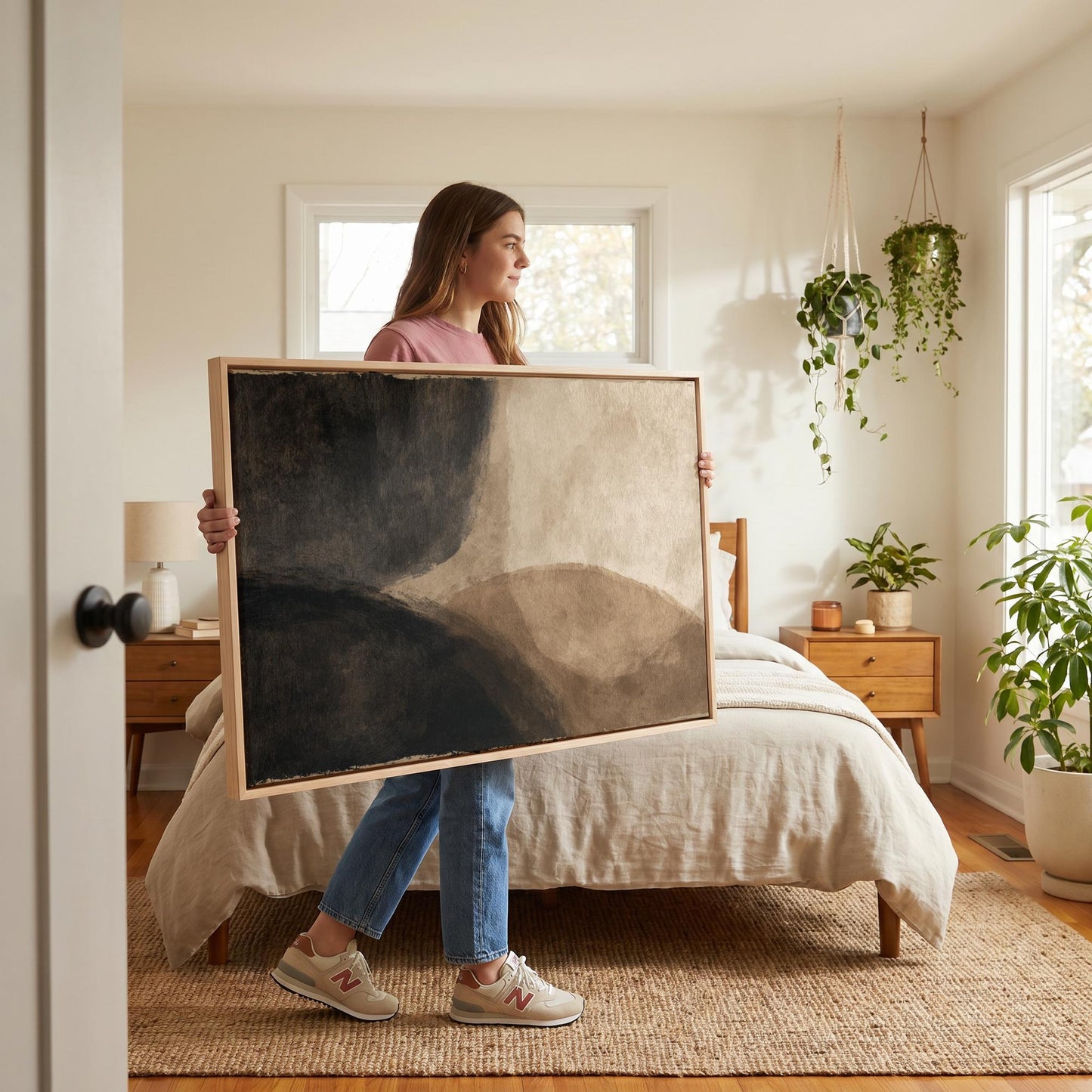 Abstract Organic Canvas Wall Art