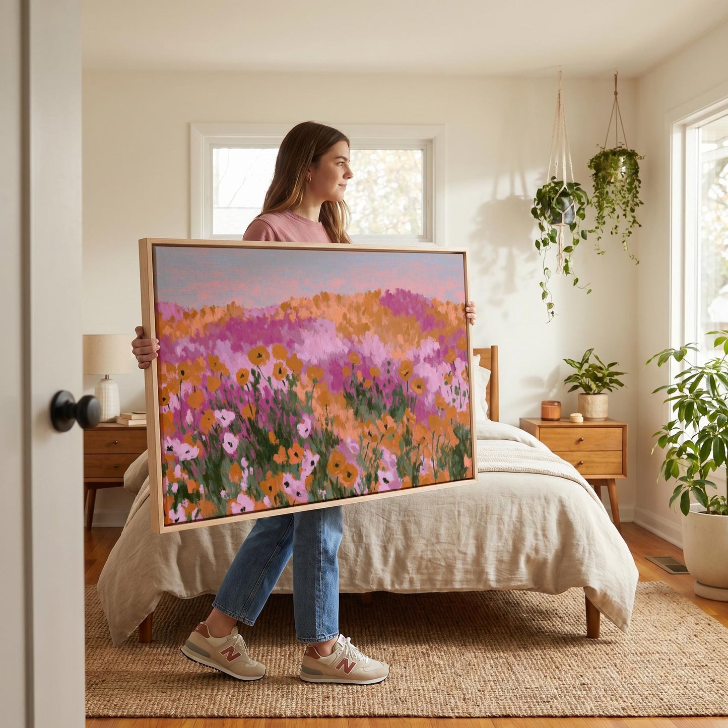 Wildflower Field Canvas Wall Art