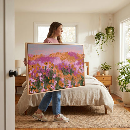 Wildflower Field Canvas Wall Art