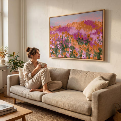 Wildflower Field Canvas Wall Art