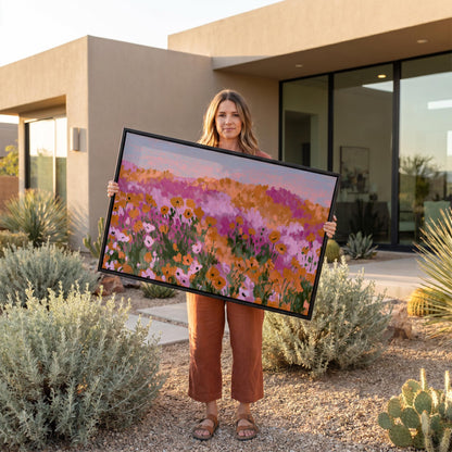 Wildflower Field Canvas Wall Art