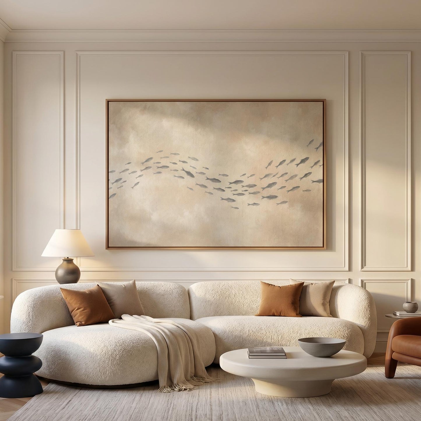 School of Fish Canvas Wall Art