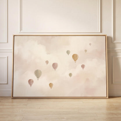 Hot Air Balloon Canvas Wall Art