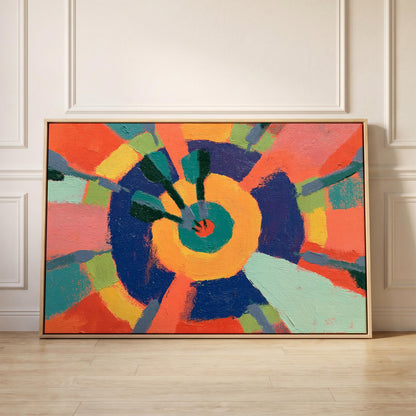 Abstract Circle Canvas Wall Art
