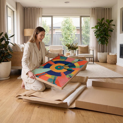 Abstract Circle Canvas Wall Art