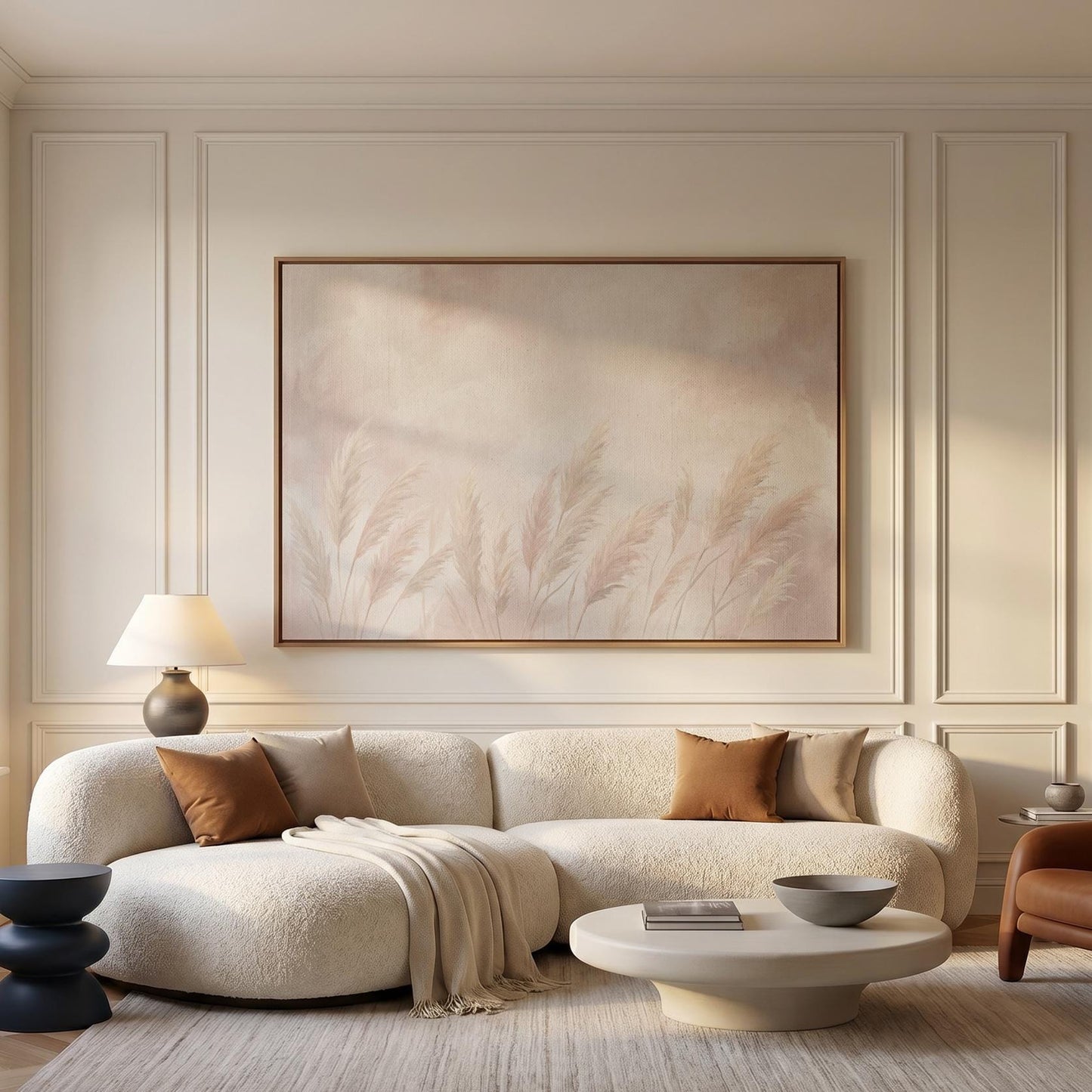 Pampas Grass Canvas Wall Art