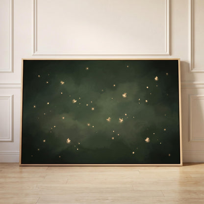 Fireflies Canvas Wall Art