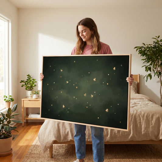 Fireflies Canvas Wall Art
