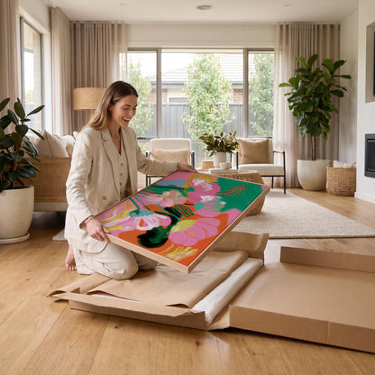 Abstract Floral Canvas Wall Art