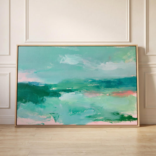 Abstract Seascape Canvas Wall Art