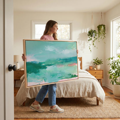 Abstract Seascape Canvas Wall Art