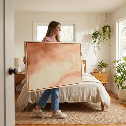 Abstract Watercolor Canvas Wall Art