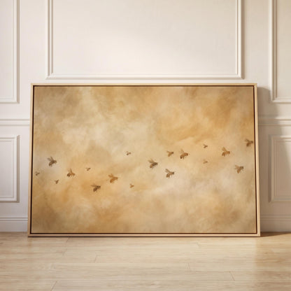 Bee Swarm Canvas Wall Art