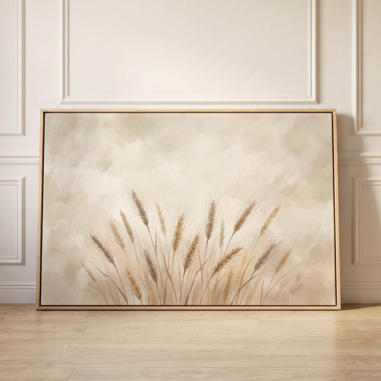 Wheat Stalks Canvas Wall Art