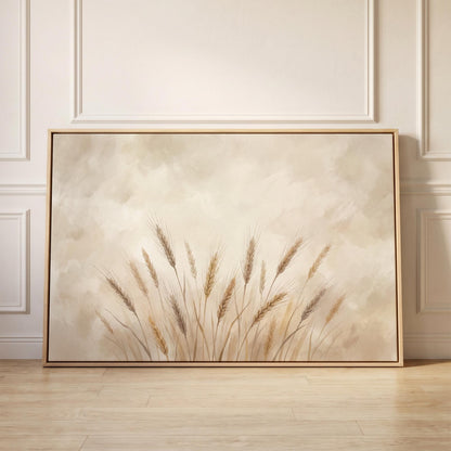 Wheat Stalks Canvas Wall Art