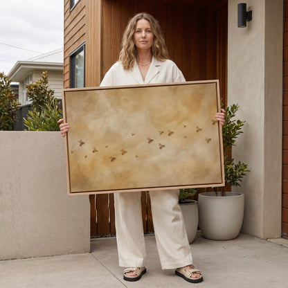 Bee Swarm Canvas Wall Art