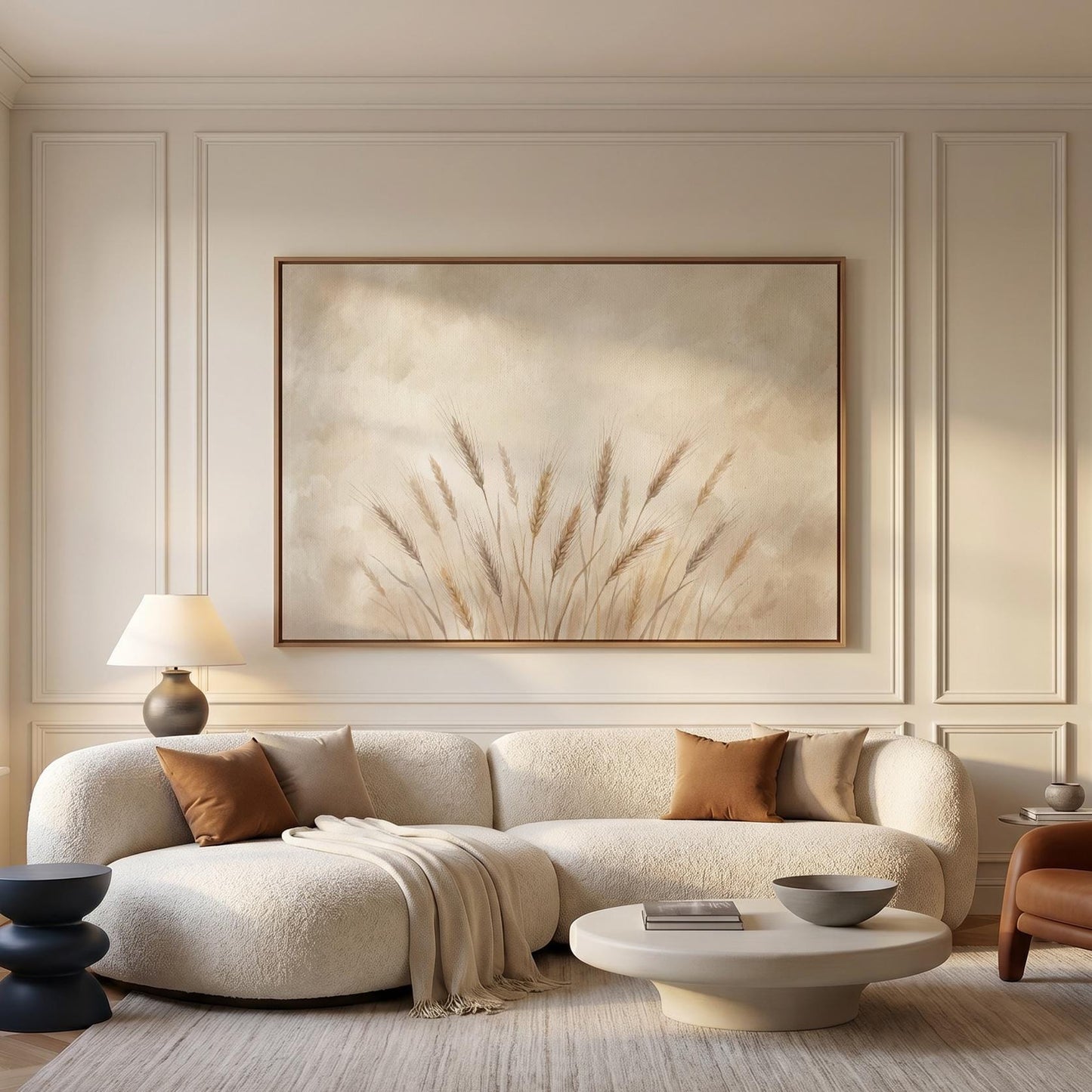Wheat Stalks Canvas Wall Art