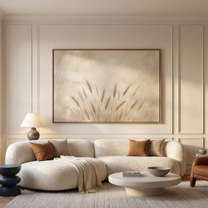 Wheat Stalks Canvas Wall Art
