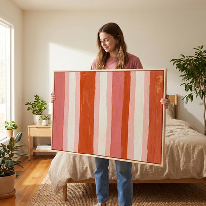 Abstract Stripe Canvas Wall Art