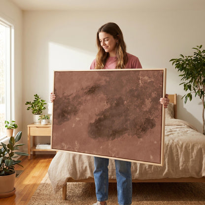 Terracotta Abstract Canvas Wall Art