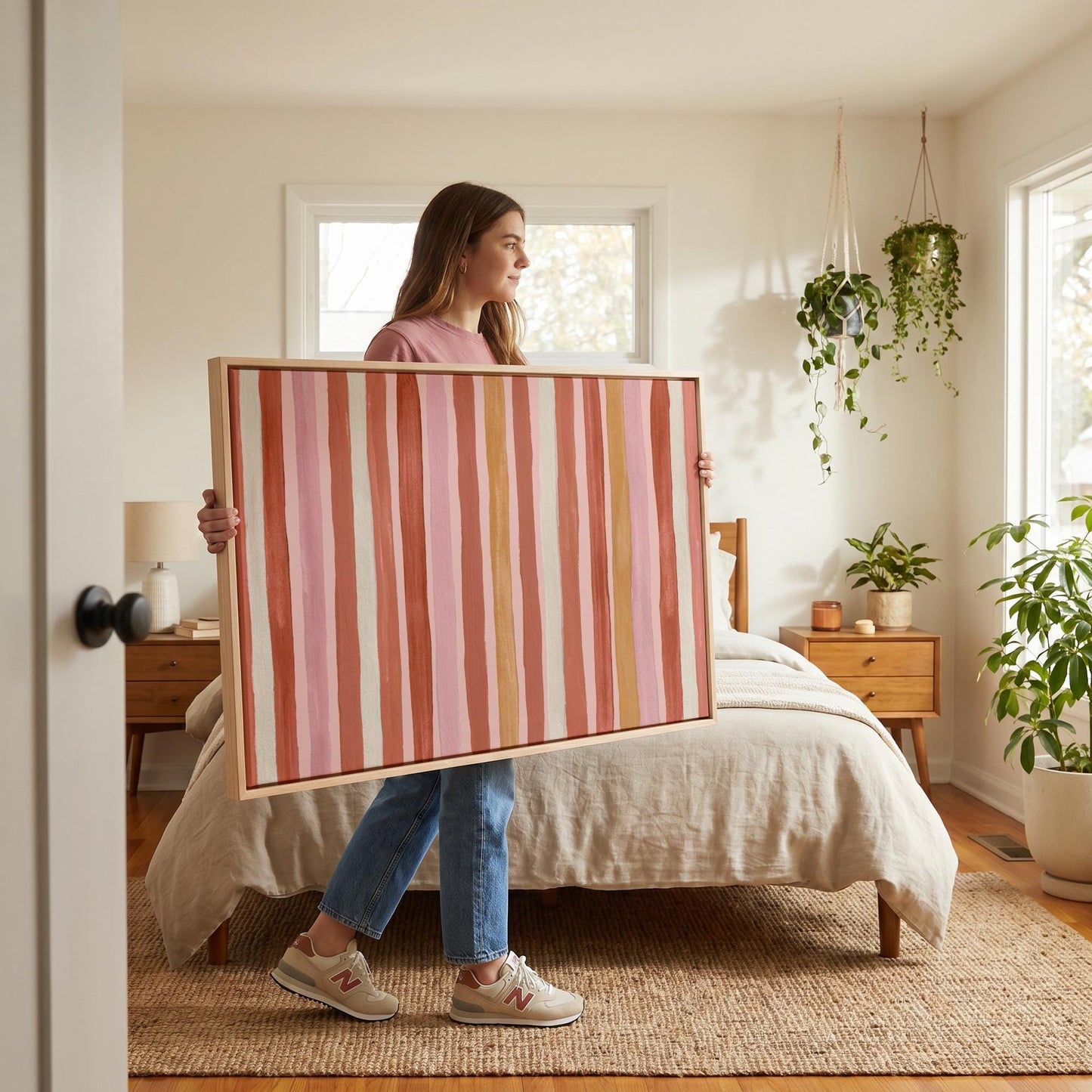 Abstract Stripe Canvas Wall Art