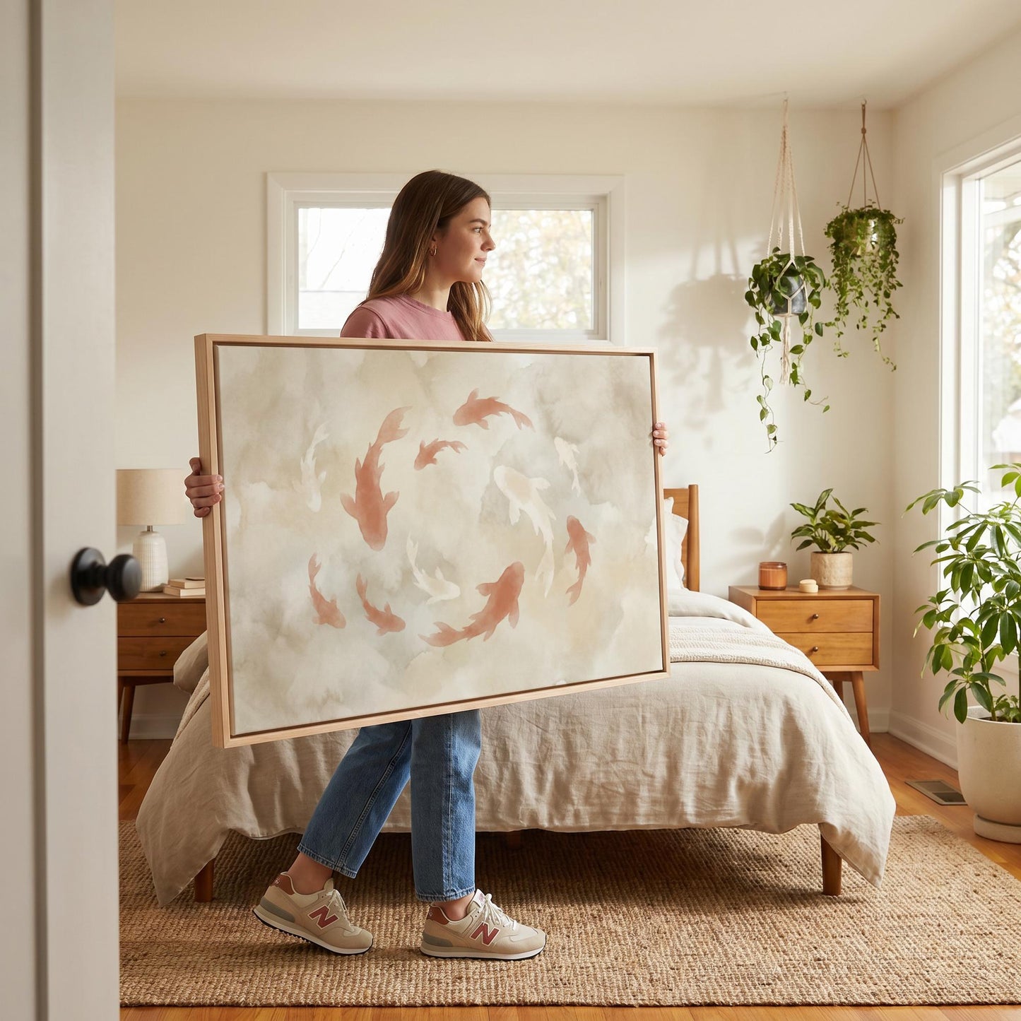 Koi Fish Canvas Wall Art