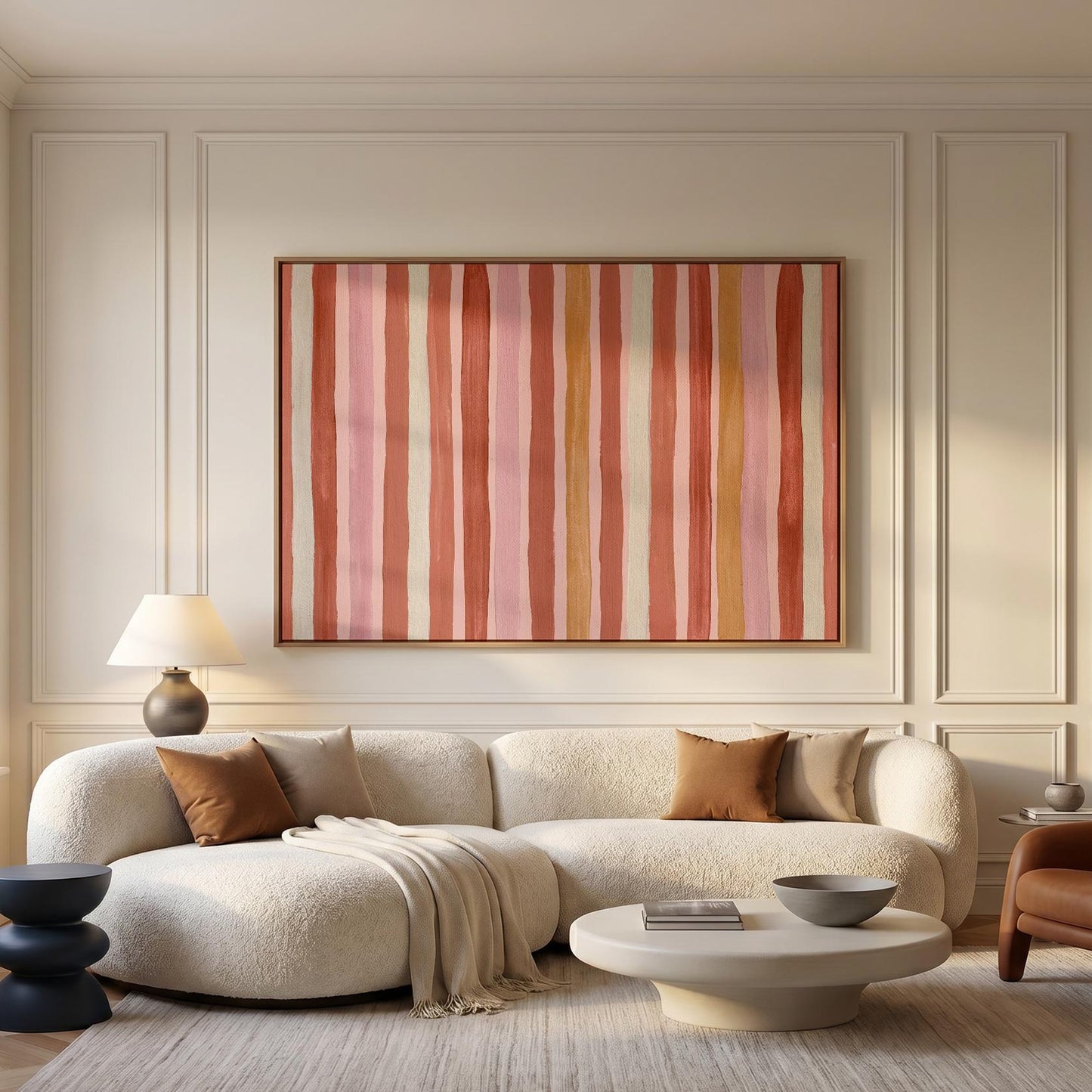 Abstract Stripe Canvas Wall Art