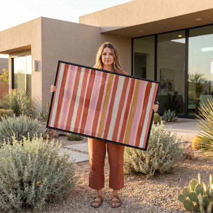 Abstract Stripe Canvas Wall Art