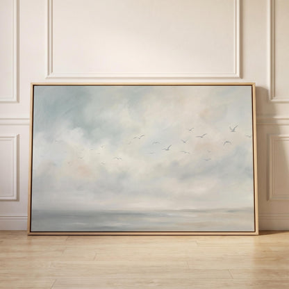 Seascape Birds Canvas Wall Art