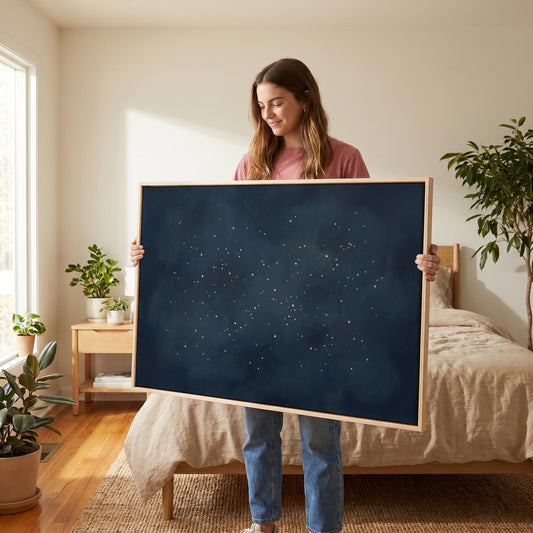 Constellation Map Canvas Wall Art