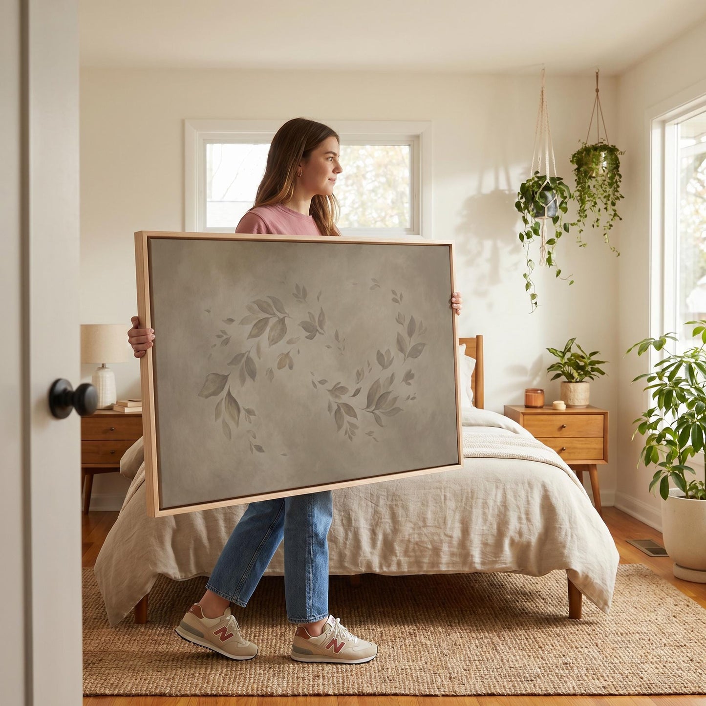 Falling Leaves Canvas Wall Art