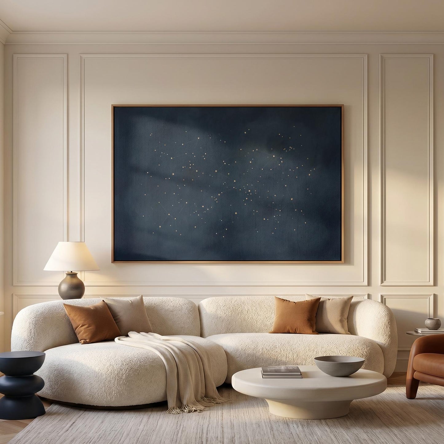 Constellation Map Canvas Wall Art